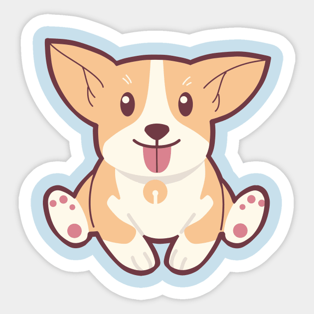 Cute Dog animal Sticker by livilop